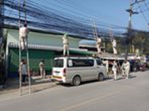 สำนักงาน กสทช. เขต 32 ลงพื้นที่ติดตามการจัดระเบียบสายสื่อสาร ณ ตำบลช้างเผือก อำเภอเมือง จังหวัดเชียงใหม่