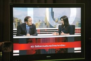 ประธาน กสทช. ให้สัมภาษณ์สดในรายการ Hard Topic ออกอากาศทางสถานีโทรทัศน์ Money Channel