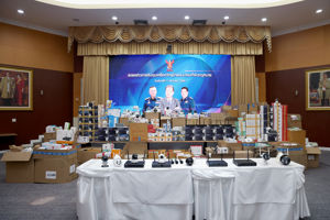 กสทช. และตำรวจขานรับนโยบายนายกฯ กวาดล้างคลังอุปกรณ์วิทยุคมนาคมเถื่อน มุ่งตัดวงจรแก๊งคอลเซ็นเตอร์  