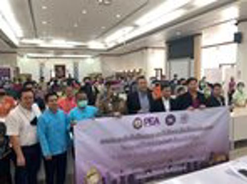 สำนักงาน กสทช. เขต 34 ร่วมกิจกรรมงานประชาสัมพันธ์โครงการและรับฟังความคิดเห็นของประชาชนโครงการปรับปรุงระบบไฟฟ้าเป็นเคเบิลใต้ดิน ๑ จังหวัด ๑ ถนนเฉลิมพระเกียรติ จังหวัดเชียงราย