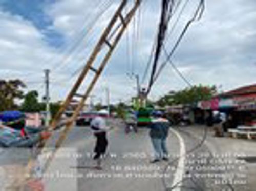 สำนักงาน กสทช. ภาค 3 ลงพื้นที่ติดตามการจัดระเบียบสายสื่อสารในพื้นที่ตำบลสันนาเม็ง อำเภอสันทราย จังหวัดเชียงใหม่