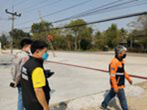 สำนักงาน กสทช. เขต 34 ลงพื้นที่ตรวจสอบข้อเท็จจริงกรณีอุบัติเหตุสายสื่อสาร บริเวณบ้านป่าตึง อำเภอแม่จัน จังหวัดเชียงราย