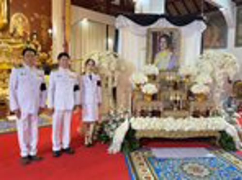 สำนักงาน กสทช. เขต 31 เข้าร่วมพิธีบำเพ็ญกุศลสตมวาร  100 วัน จังหวัดลำปาง